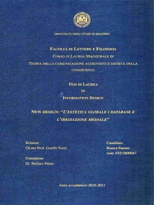 cover image of New Design--L'Estetica Globale i database e l'ibridazione  mediale